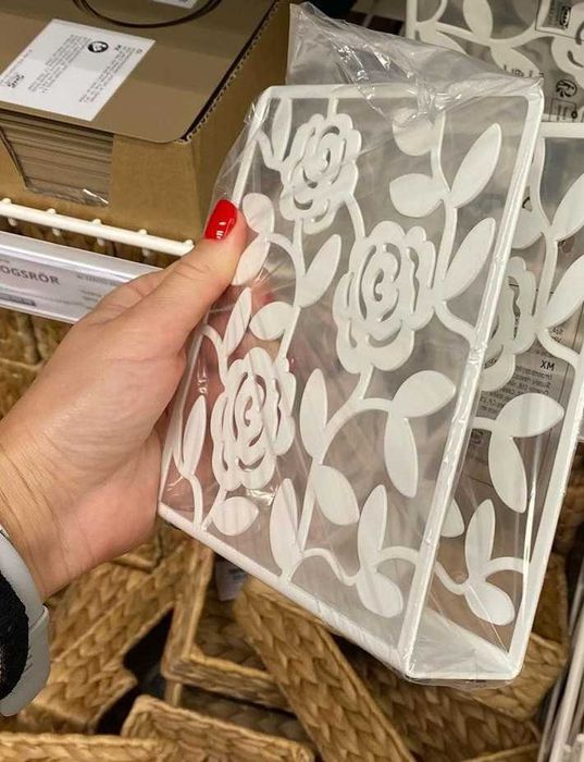 Ikea тримач серветок блокнотів паперів серветниця металева