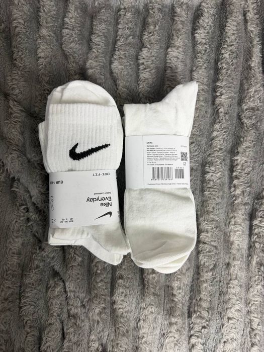 Skarpetki Nike 6 par białe