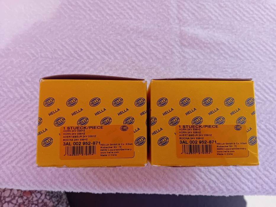 Hella Buzinas 2x 3AL 002 952-871 NOVAS !!!