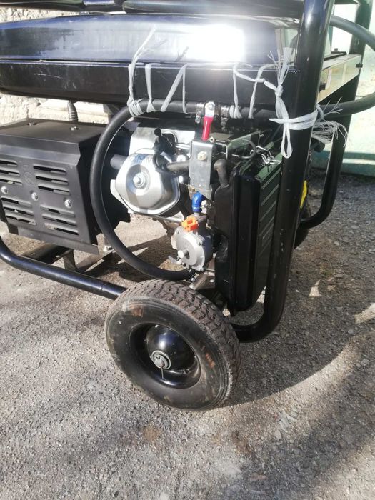 Генератор 7 кВт газогенератор Astria ast17500dxewt газ бензин стартер