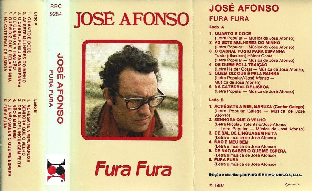 José Afonso	- - - - -		Fura Fura	- - - - -	K7