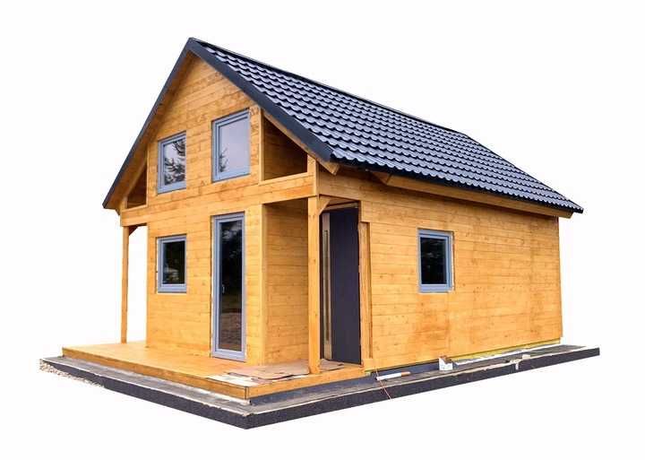 Drewniany domek całoroczny letniskowy 4m/7m 15/20