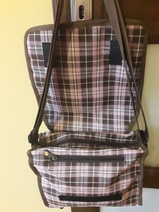 Torba młodzieżowa w kratę