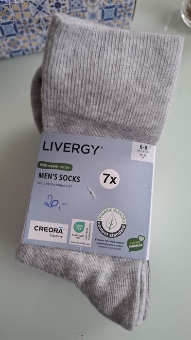 Skarpetki dlugie męskie 39-42 Livergy
