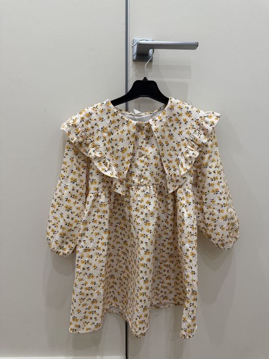 Святкова сукня в квітковий принт з коміром , 4 роки, 110