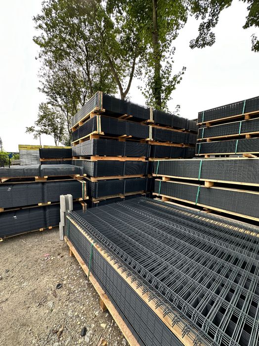 Ogrodzenie Panelowe 3D ogrodzenia Panele KOMPLET Transport