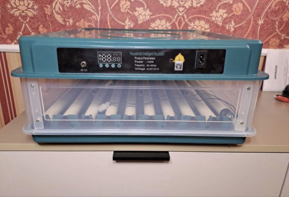 РОЗПРОДАЖ‼️ Инкубатор автоматический 12-220В Птаха Інкубатор + овоскоп