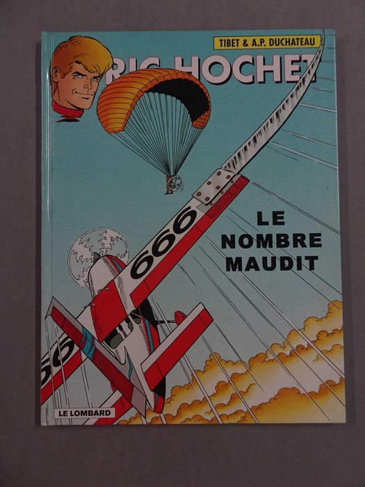 Livro BD Banda Desenhada em francês Ric Hochet Le Nombre Maudit (capa dura) Le Lombard