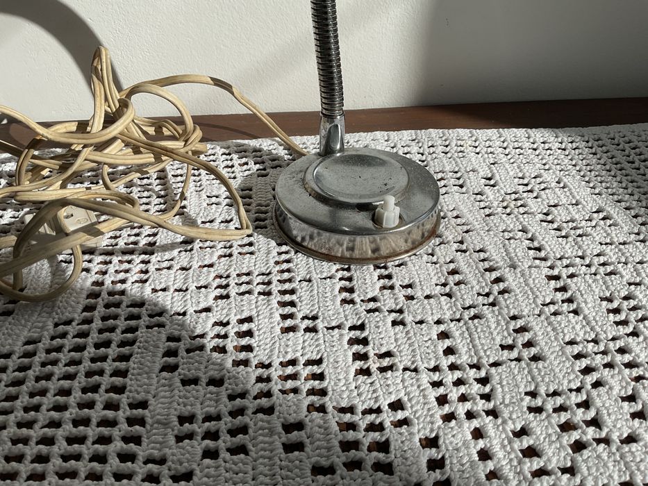 Vintage lamp, silver with lead 45/50+years old