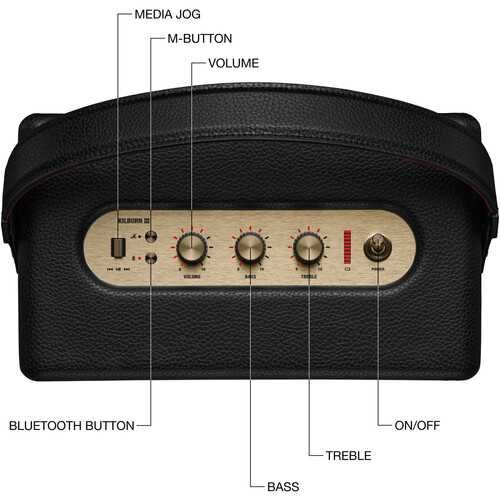 Marshall Kilburn III Black andBrass Оригінал Підтримка офіційн додатку