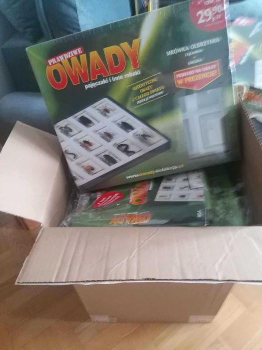Kolekcja "Prawdziwe Owady"  tomy 1-49