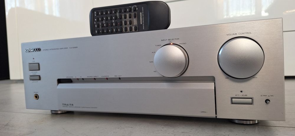 Wzmacniacz KENWOOD KA-5090R  2x90W dynamika 105 db dampfing factor 250