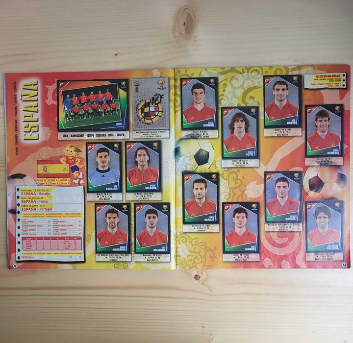 Caderneta Completa Panini UEFA Euro 2004