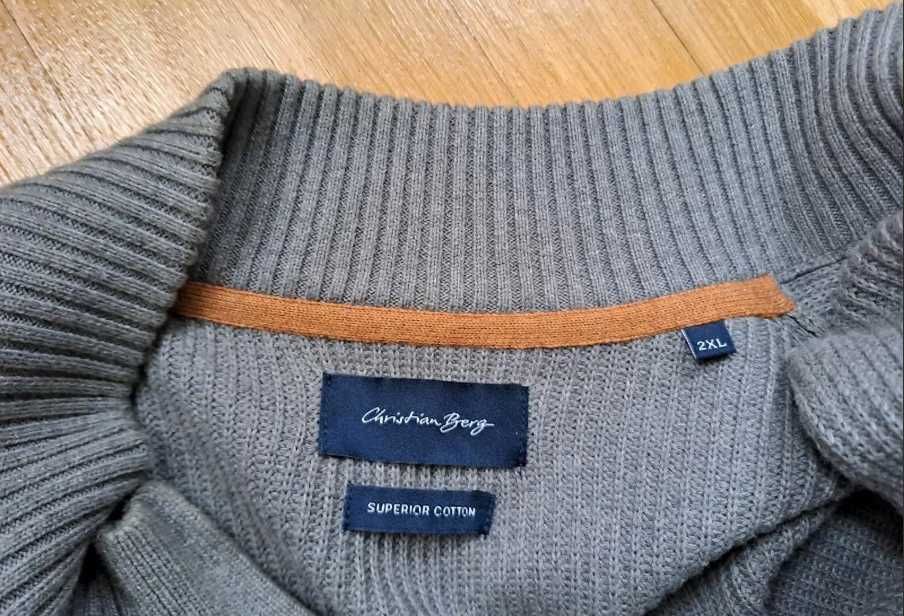 Stylowa szara męska bluza