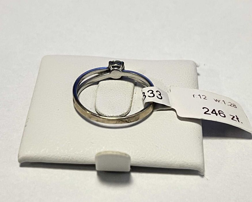 Złoty Pierścionek 1,28G 333