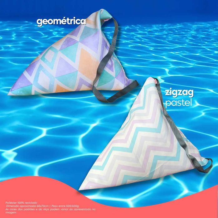 Almofadas de praia - vários padrões