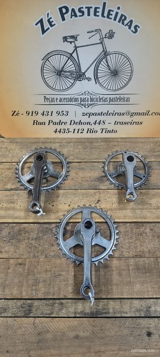 Aros Órbita/Vilar/roda 16x1.75 e pedaleiras de criança peças Usadas.