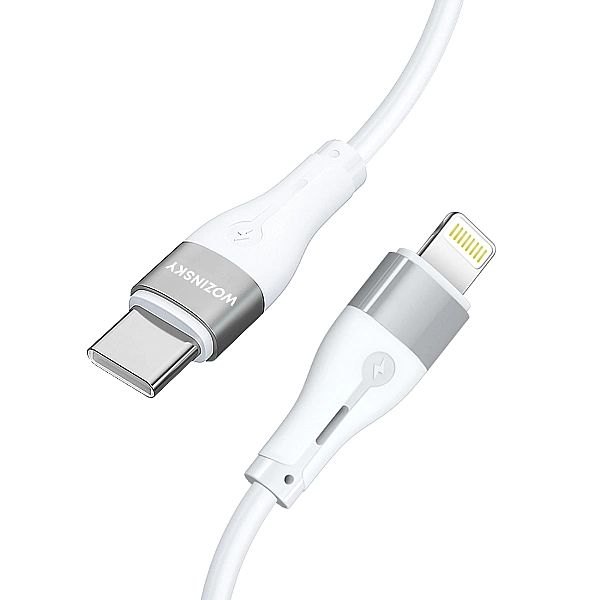 Kabel Wozinsky WSTCL2 Lightning / USB-C PD 27W 2 m - biały