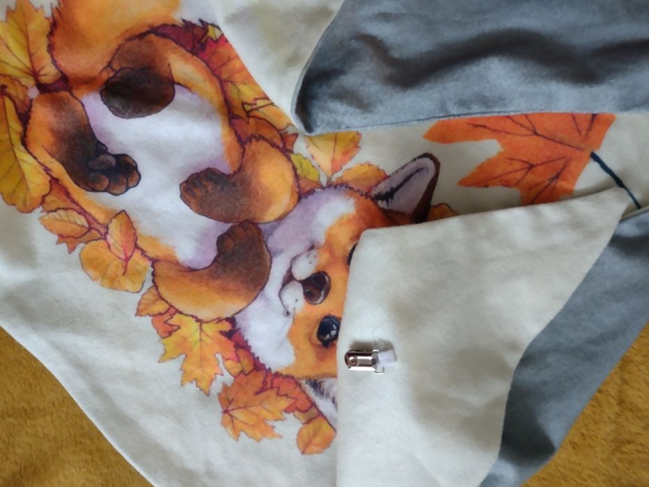 Duża chusta LISEK *polar*
Materi