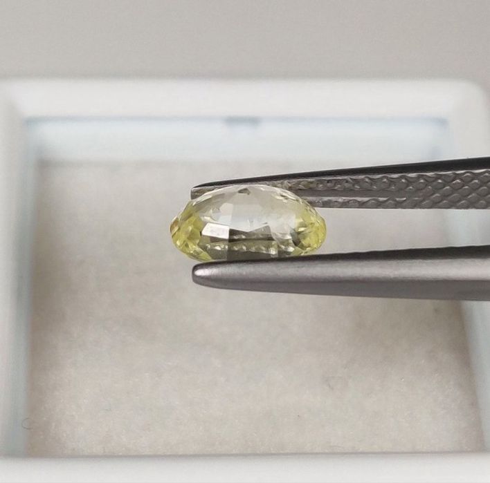 Safira Amarela Natural 1,15 ct — Sem Tratamento | Certificado ICA GemLab