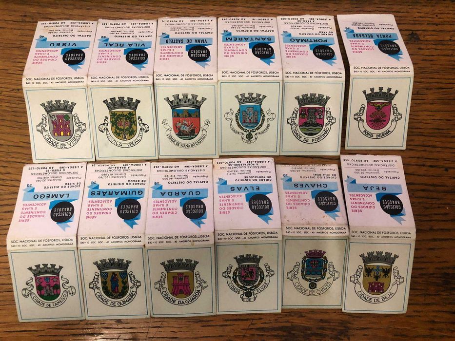 carteiras de fosforos antigas