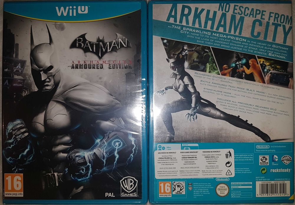 Batman Arkham City Armored Edition WiiU - NOWA i w FOLII