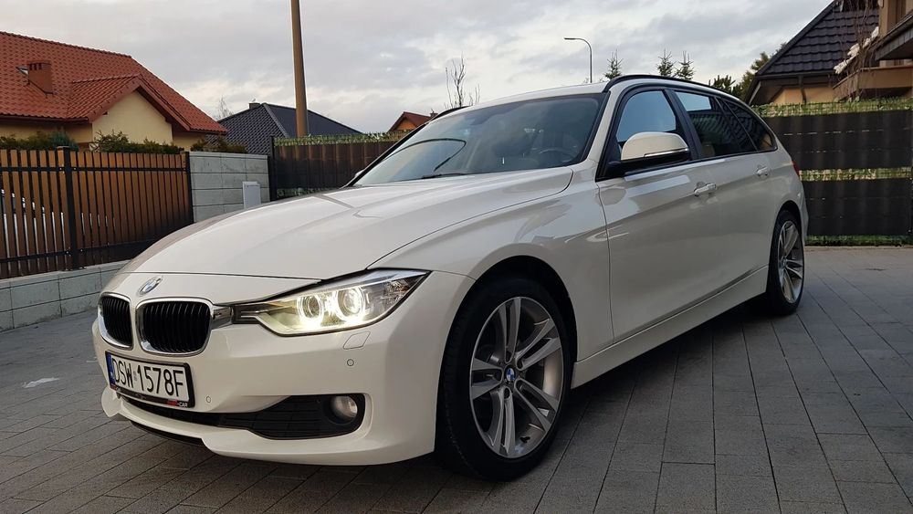 BMW Seria 3 BMW F31 Touring Biała Mały Przebieg Bardzo Zadbana TOP !