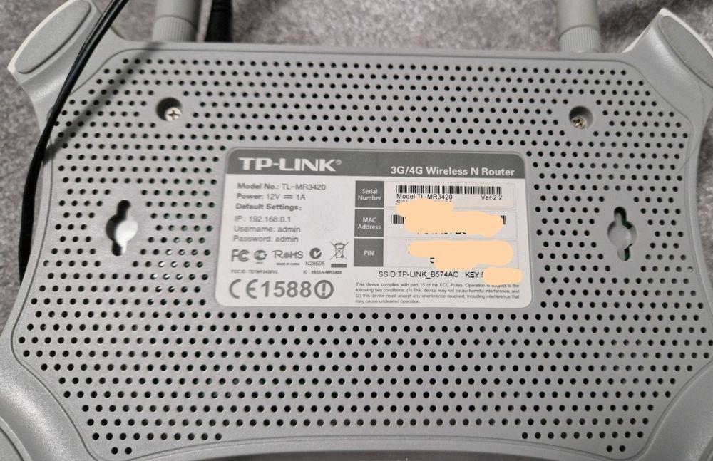 Router TP-Link TL-MR3420