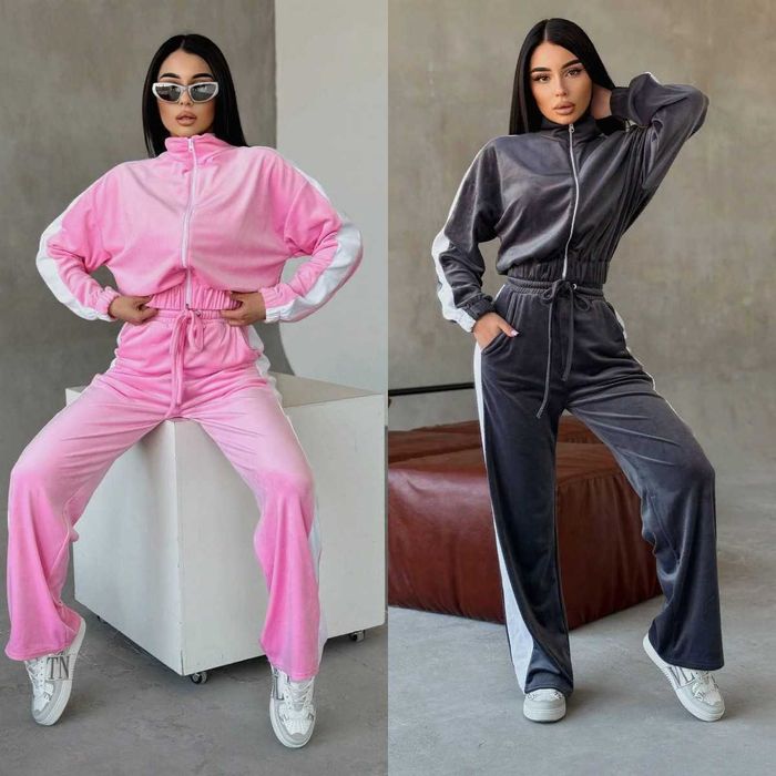 Опт и розница! Стильний та зручний жіночий велюровий костюм + Подарок*