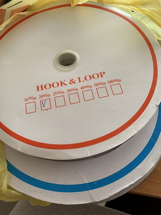 липучка , ліпучка, ліпуча лента,жесткая часть белая