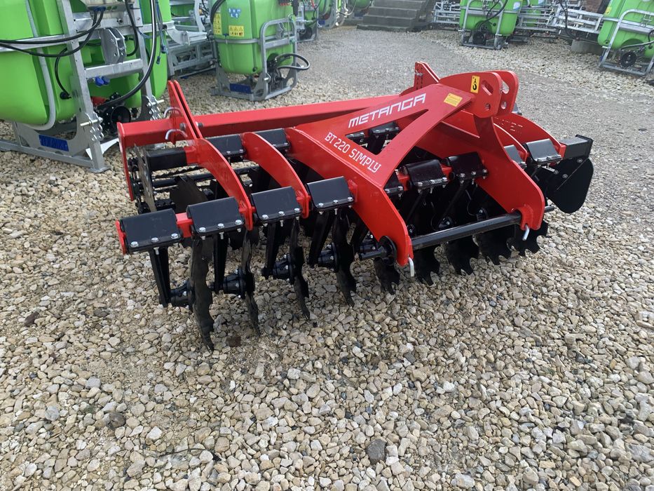 Brona talerzowa talerzówka Metanga MiniBT 1,6 1,8 2,0 2,2 2,5 2,7 3,0m