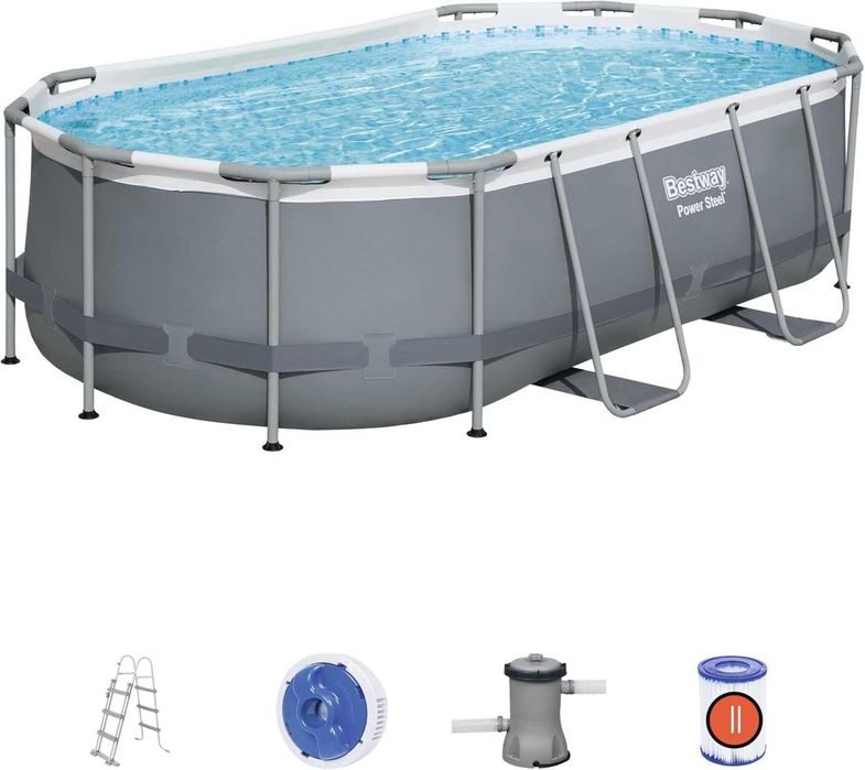 Piscina Bestway Oval 427 x 250 x 100 cm