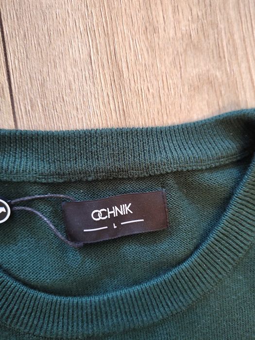 Sweter Ochnik zielony L męski