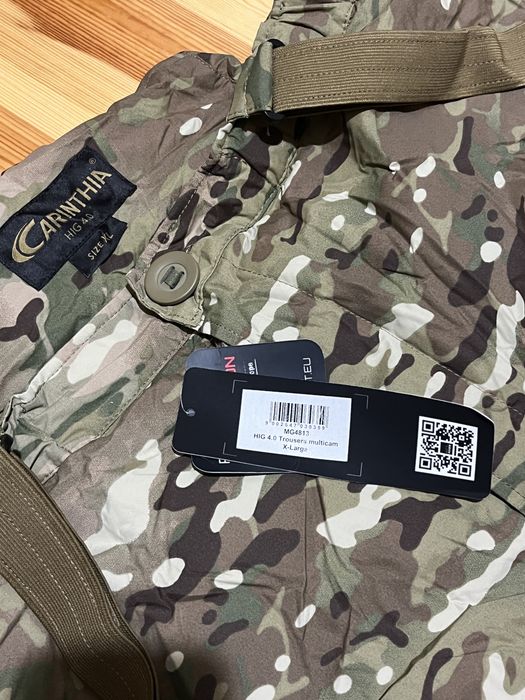 Штани утеплені тактичні CARINTHIA MIG 4.0 TROUSERS G-LOFT | MULTICAM