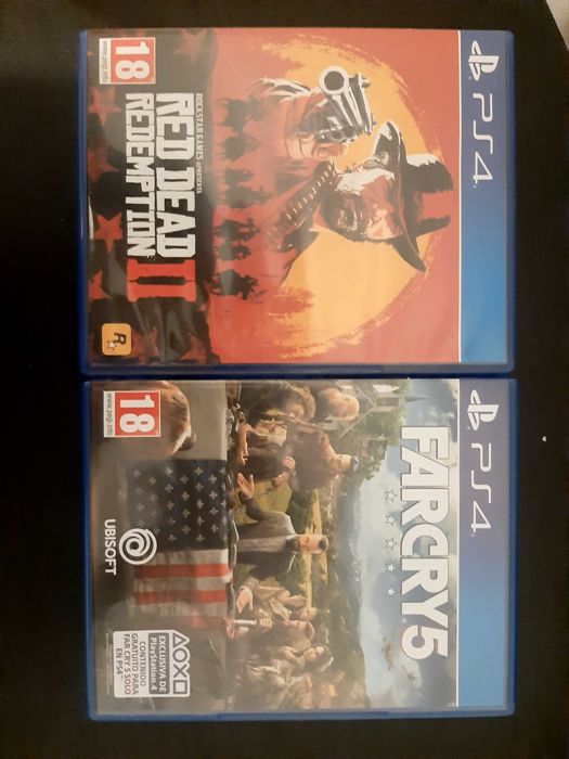 PlayStation 4 1TB+2Comandos+Red Dead Redemption 2+Farcry5