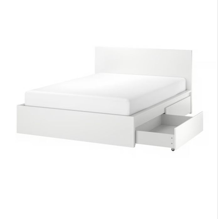 Cama Malm ikea , 4 gavetas, 160x200 cm