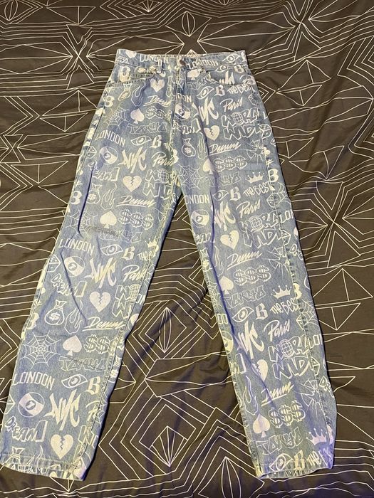 Calças Baggy Bershka
