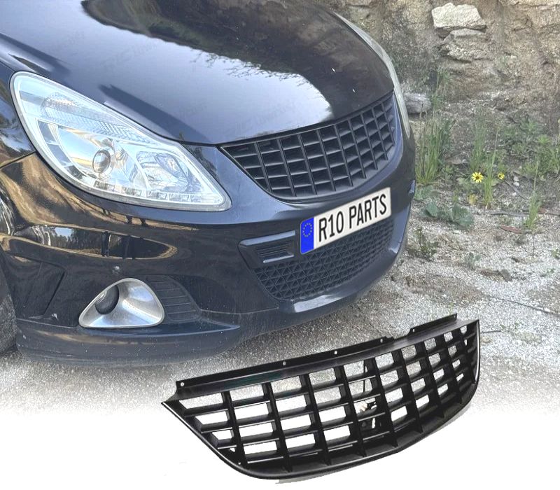 GRELHA FRONTAL OPEL CORSA D 07-11 PRETO