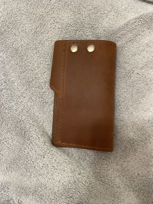 Шкіряна ключниця з відділами для карток, нова