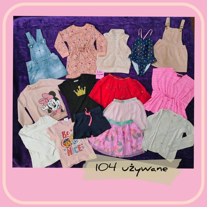 Zestaw 15 szt. 98-104 i 104