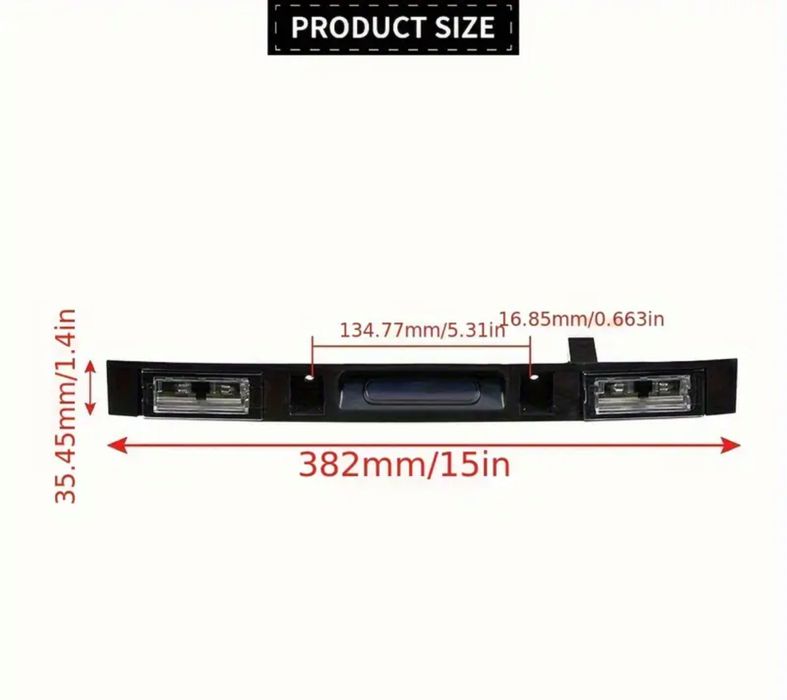 Планка кришки багажника з підсвіткою  BMW X5 E53, BMW X3 E83