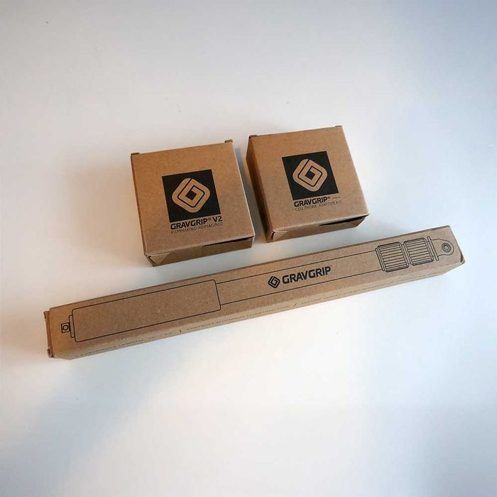 GravGrip V2 - Gimbal Hidráulico para Camaras GoPro e Telemóveis