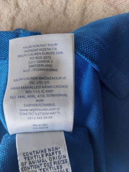 Niebieska koszulka polo Ralph Lauren | Rozmiar