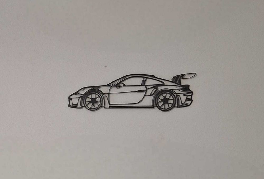 Quadro impresso 3d Carro desportivo