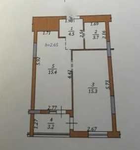 Продаж 1к квартири з газовим опаленням в новобудові на вул. Зеленій