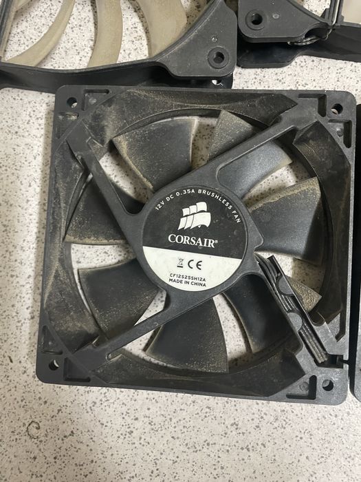 5 Ventoínhas Corsair 120mm 140mm
