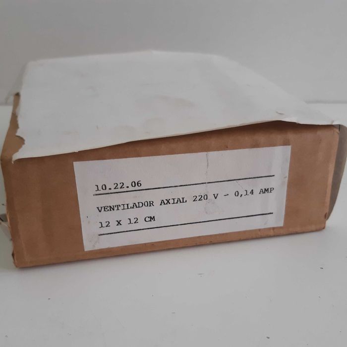Ventilador Axial 230V 12x12cm Fulltech UF12A23-H Novo p/ Máq. Soldar