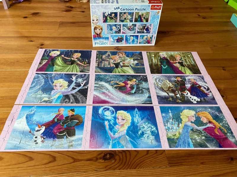 Puzzle Cartoon 348 elementów Disney Frozen Nowe!!