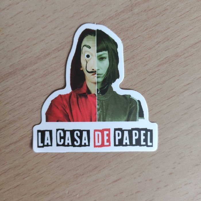50 Stickers Autocolantes La Casa De Papel