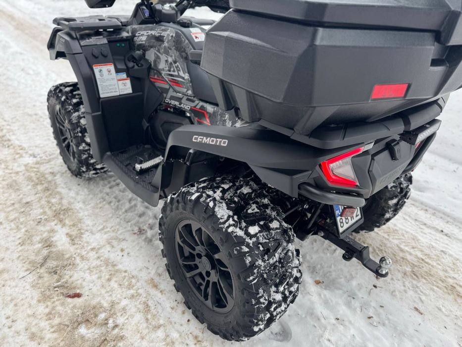 Cf Moto 625 Overland CAMO 4x4 EPS doposażony! Kufer, ledbar, dystanse